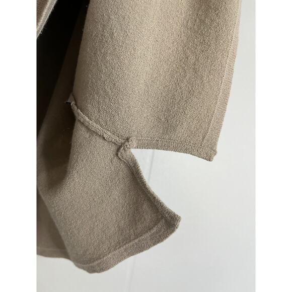 Eileen Fisher Knit Tank Top Large Stretchy Sand Beige Quiet Luxury Minimalist - Picture 9 of 15